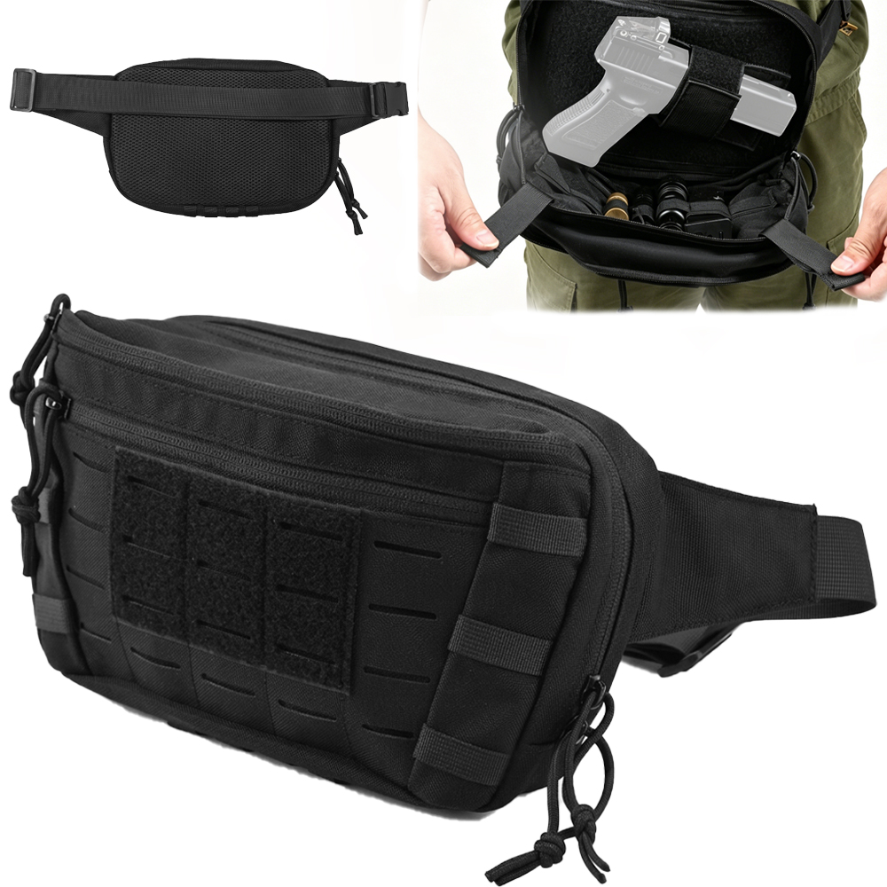 Edc Concealed Carry Holster - 전술 권총 허리 가방 CCW 패니