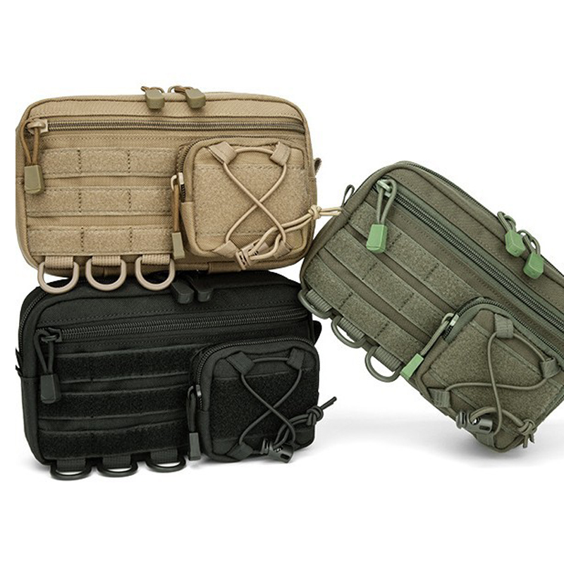 Edc Carry Items - 전술 몰리 수평형 관리자 파우치 (앞면