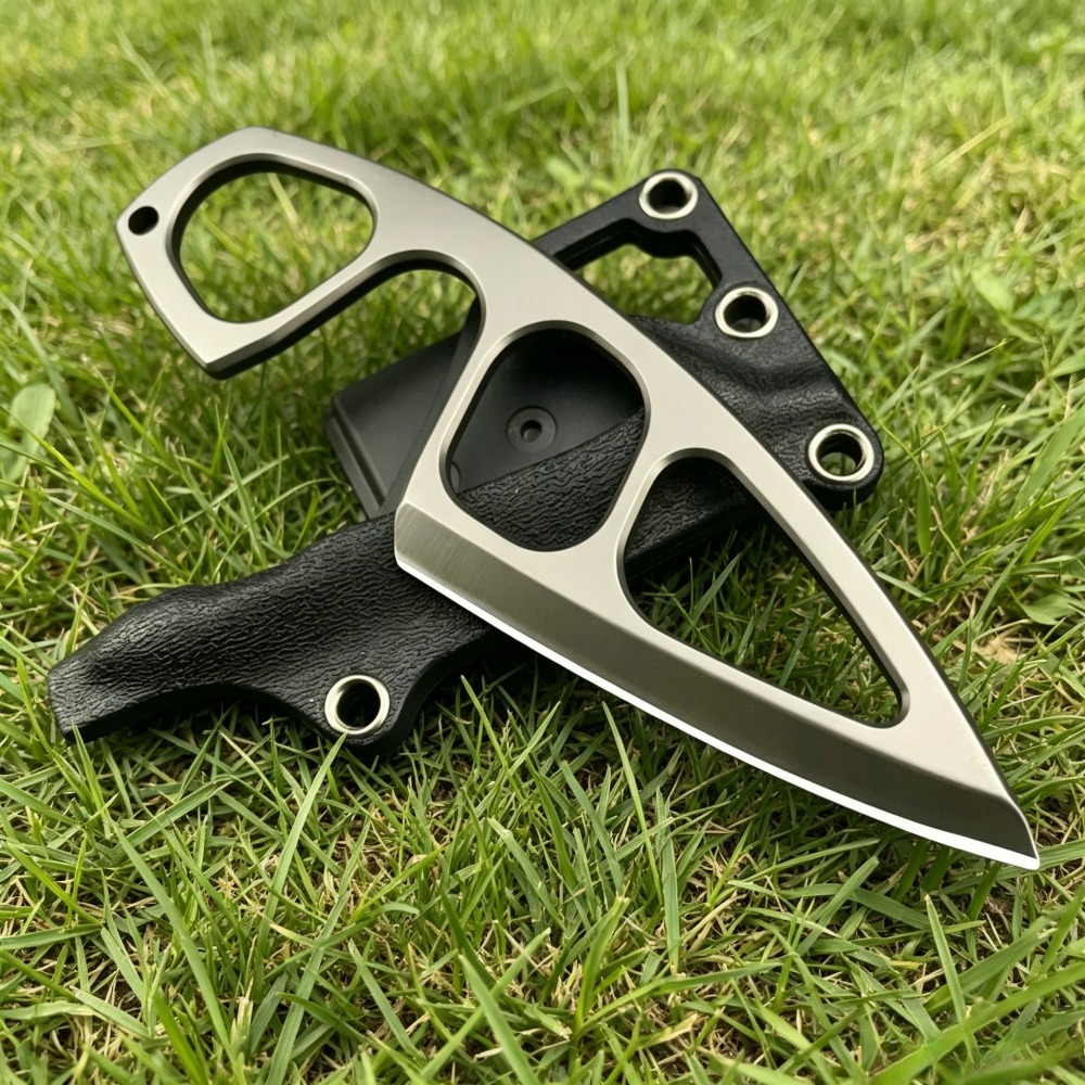 Edc Carry Pocket Knife - 고경도 넥 나이프 440C 블레이드, 카이덱스