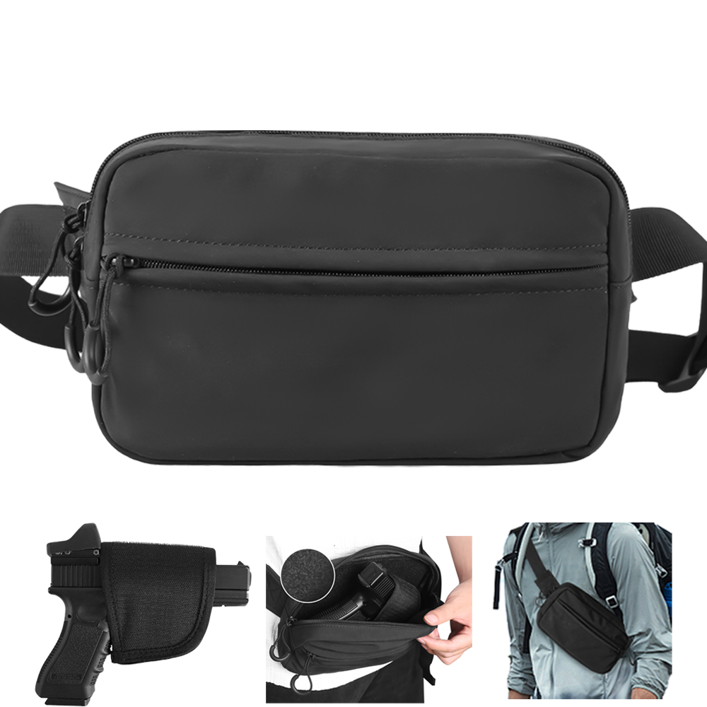 Edc Concealed Carry Holster - 전술 크로스바디 백 권총 허리 팩