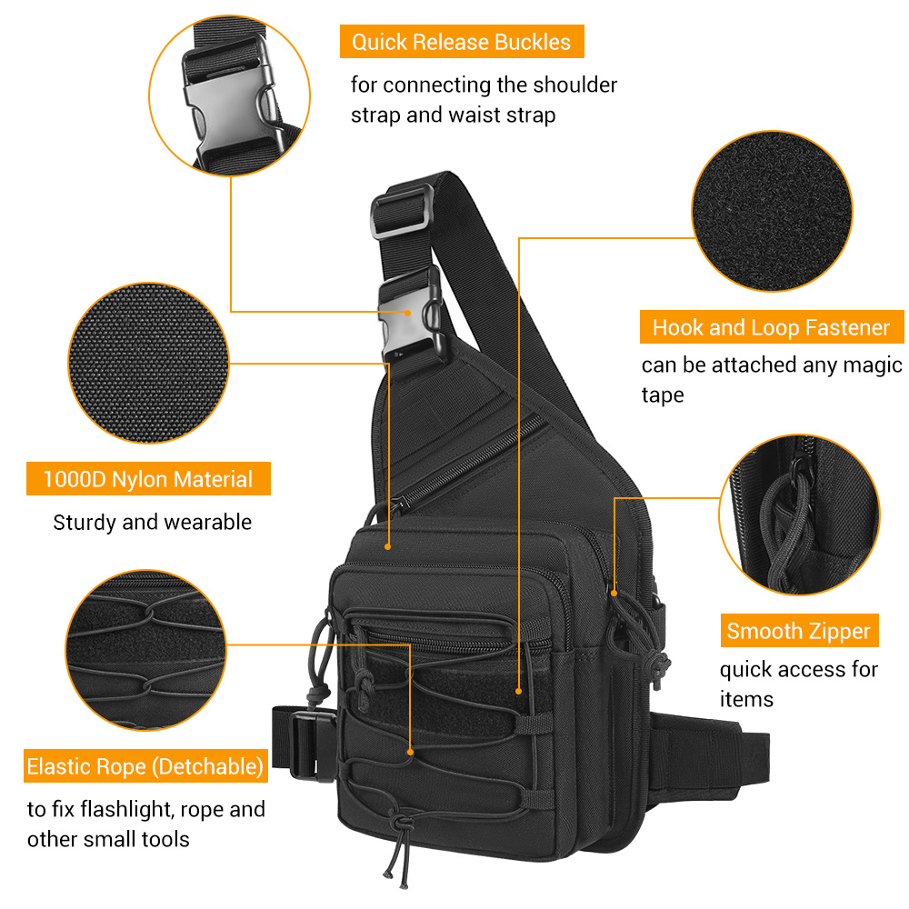 전술용 권총 보관 가방, 은닉 휴대용 권총 파우치, 총 - Edc Concealed Carry Holster 리뷰 및 가격