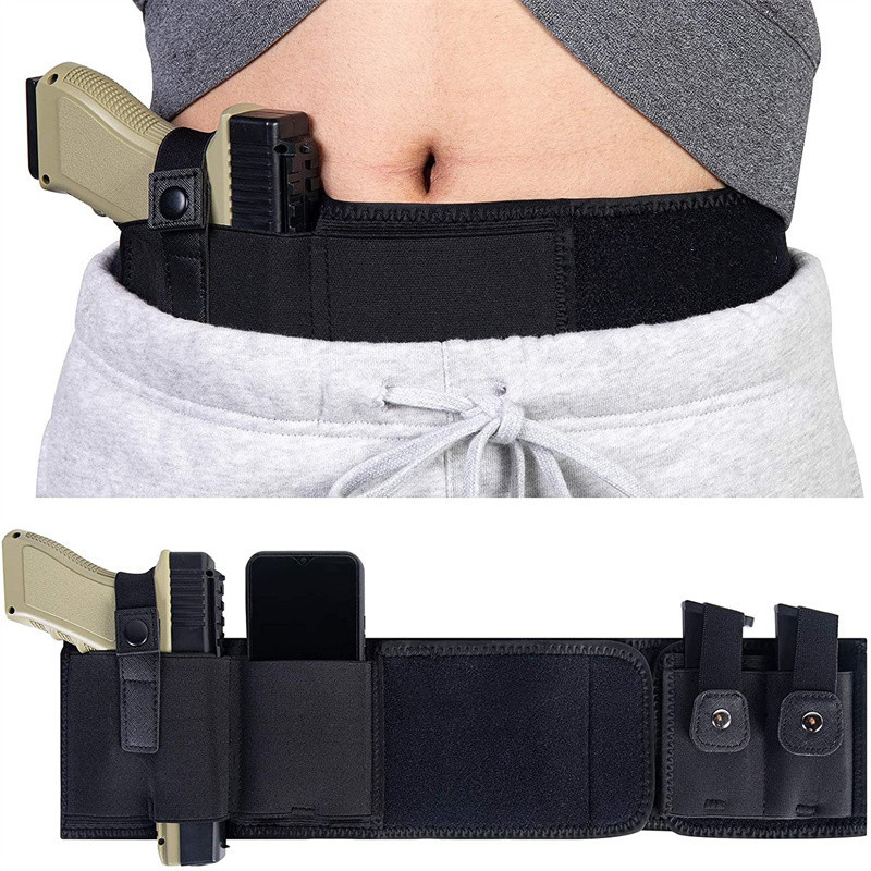 벨리 밴드 건 홀스터 은닉 휴대용 허리 밴드 권총 홀스 - Edc Concealed Carry Holster 리뷰 및 가격