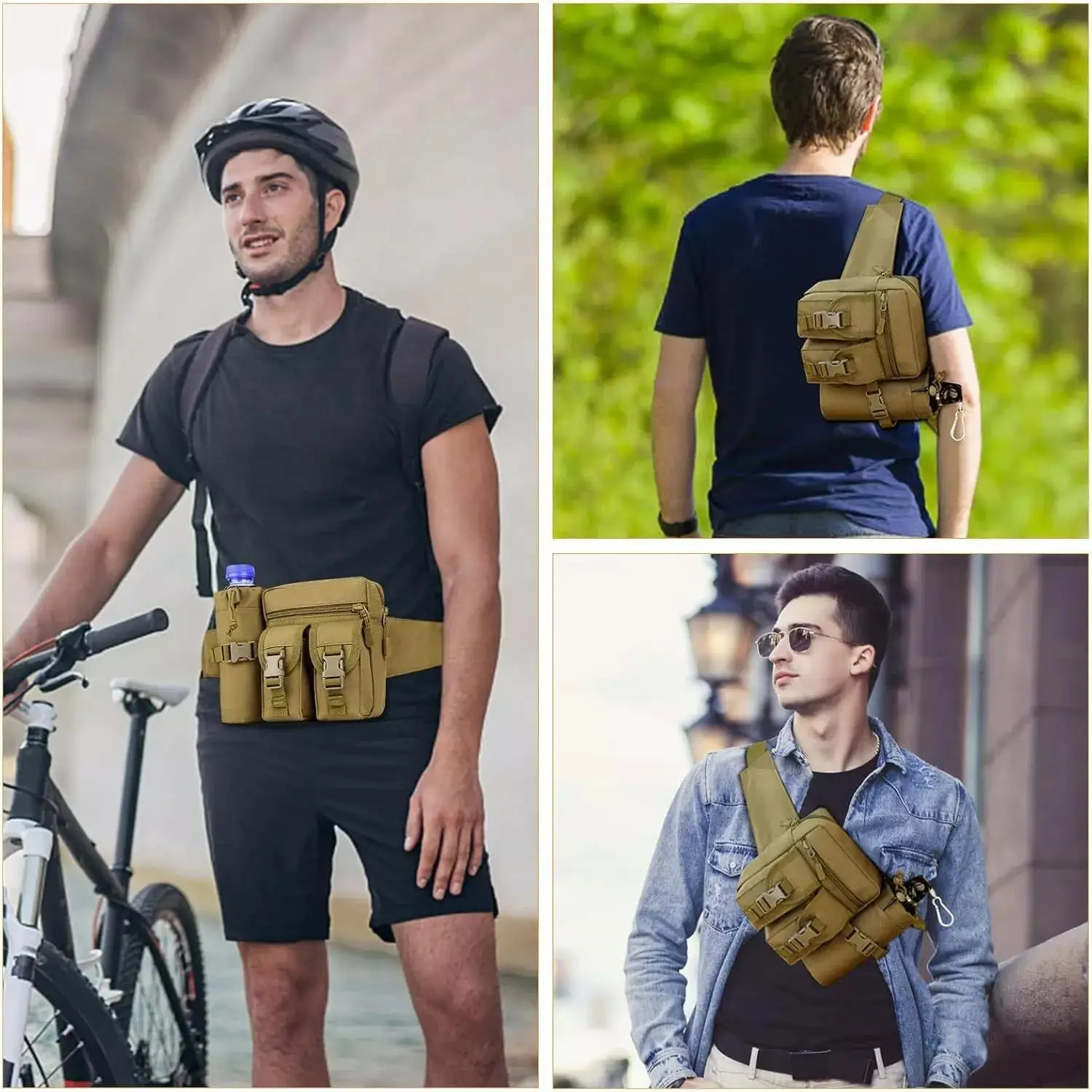 남성용 전술 패니 팩, 은닉 휴대 CCW 홀스터, 군용 - Edc Concealed Carry Holster 리뷰 및 가격