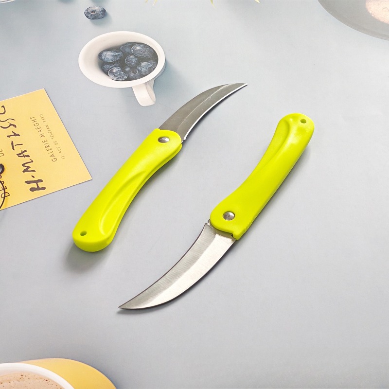 1pcs 접이식 곡선 과일 칼 주방용 휴대용 포켓 커터 - Pocket Knife Ceramic 리뷰 및 가격