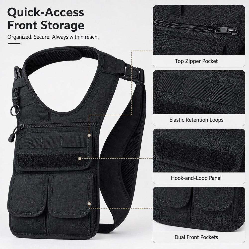 전술용 숨김형 겨드랑이 도구 가방 MOLLE 멀티포켓  - Edc Concealed Carry Bag 리뷰 및 가격