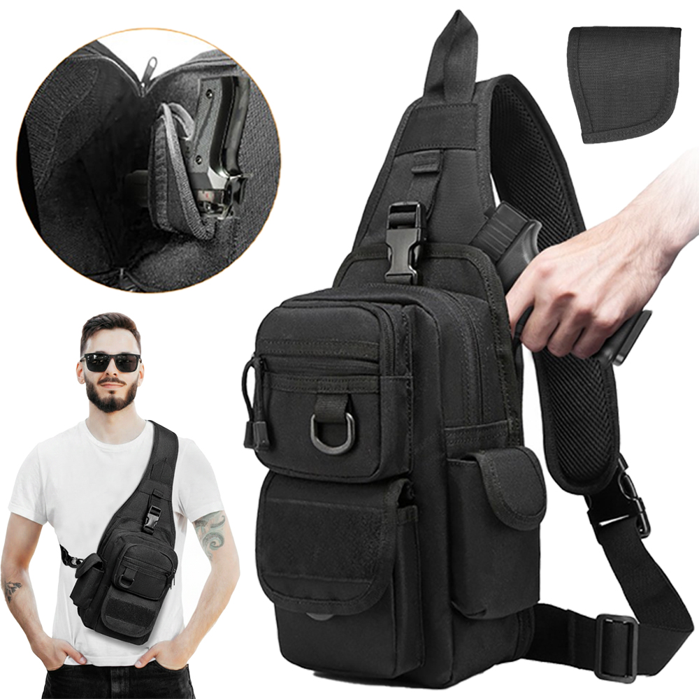 전술 권총 가방, 은닉 휴대용 총기 가방, 크로스바디  - Edc Concealed Carry Holster 리뷰 및 가격